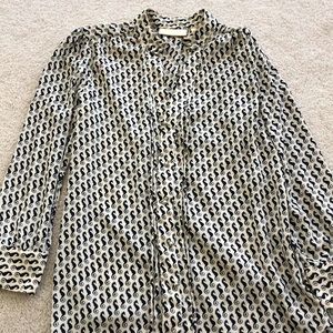 Anthropologie silk blouse